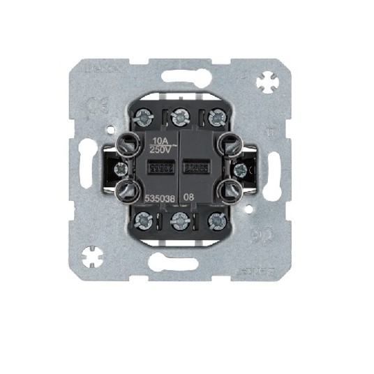 53503808 Przycisk 2-klaw. mechanizm BERKER o.p. -zdjęcie numer 1