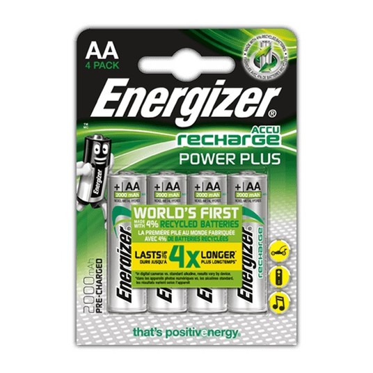 Akumulator R6 2000mAh ENERGIZER Power Plus (4szt) -zdjęcie numer 1