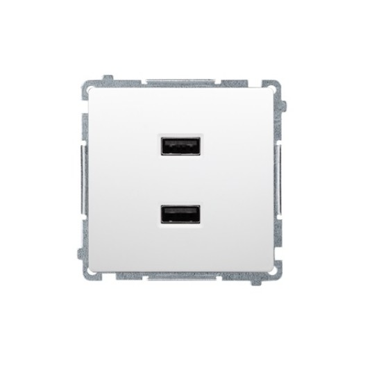 BASIC biały BMC2USB.01/11 Ładowarka 2xUSB -zdjęcie numer 1