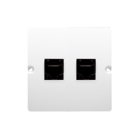 BASIC biały BMF52.02/11 2xRJ45 kat.5 KONTAKT -zdjęcie numer 1