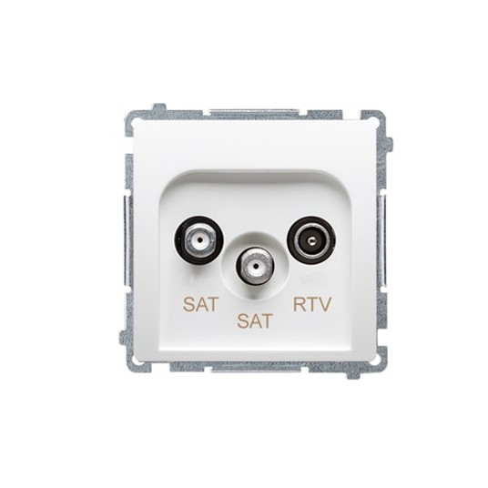 BASIC biały BMZAR+SAT3.1-P2.01/11 2xSAT+TV -zdjęcie numer 1