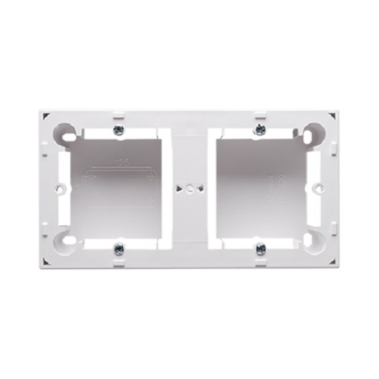 BASIC biały MPN2/11 Puszka n/t 2x KONTAKT -zdjęcie numer 1