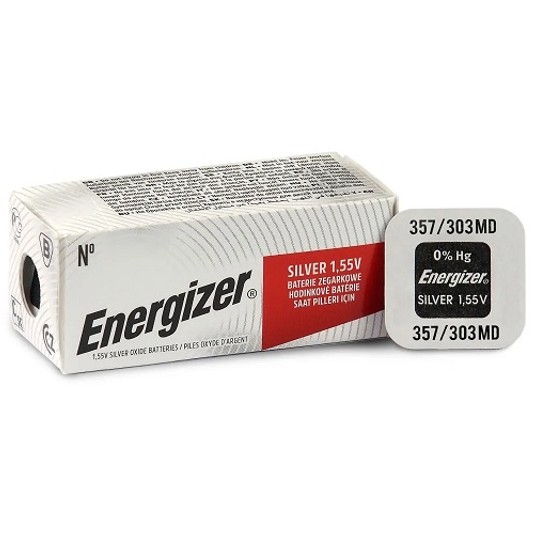 Bateria 357 / 303 srebrowa SR44 / SR44SW ENERGIZER -zdjęcie numer 2