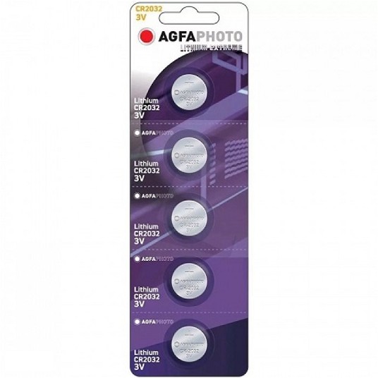 Bateria CR2032 AGFA B5 litowa 3V (5szt) -zdjęcie numer 1