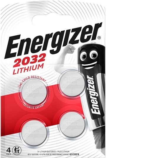 Bateria CR2032 ENERGIZER B4 3V (4szt) 377620 -zdjęcie numer 1