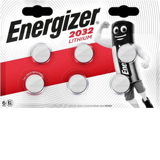Bateria CR2032 ENERGIZER B6 3V (6szt) 435856 -zdjęcie numer 1