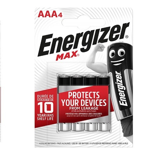 Bateria ENERGIZER MAX LR03 B4 / 438147 (4szt) -zdjęcie numer 1