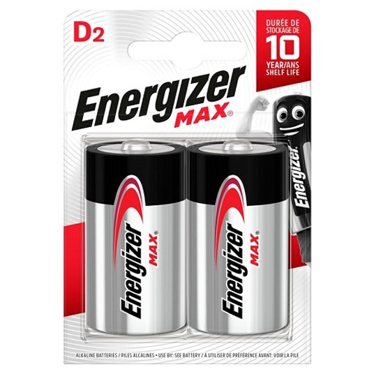 Bateria ENERGIZER MAX LR20 B2 / 426823 (2szt) -zdjęcie numer 1