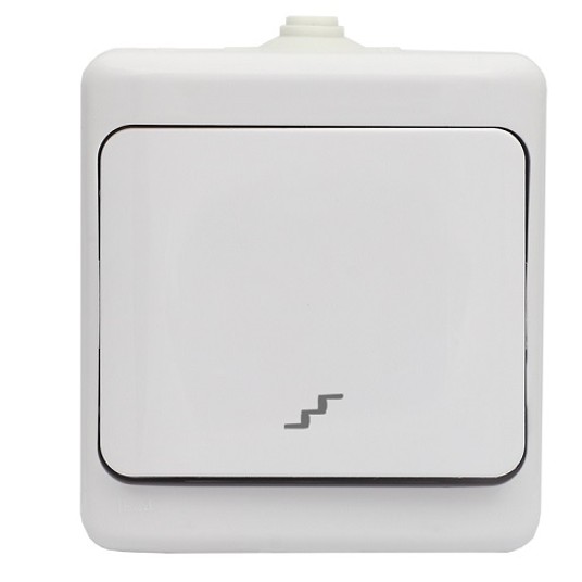 BRYZA biały Łącznik schodowy IP54 180406 KOS -zdjęcie numer 1
