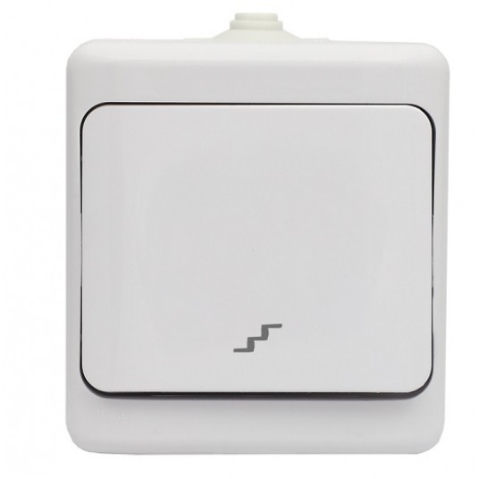 BRYZA biały Łącznik schodowy IP54 180406 KOS -zdjęcie numer 1