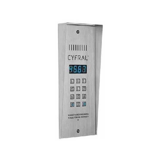 CYFRAL Panel PC-3000RE inox wąski RFID/CC2000 n/t -zdjęcie numer 1