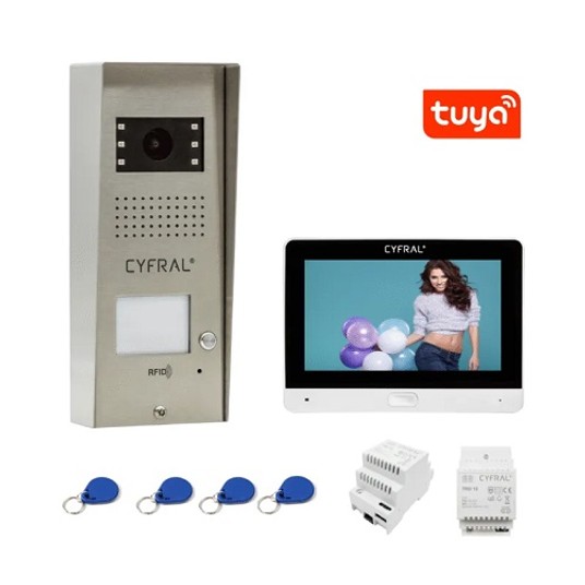 CYFRAL Wideodomofon Zestaw COSMO VIDEO R1 WiFi -zdjęcie numer 1
