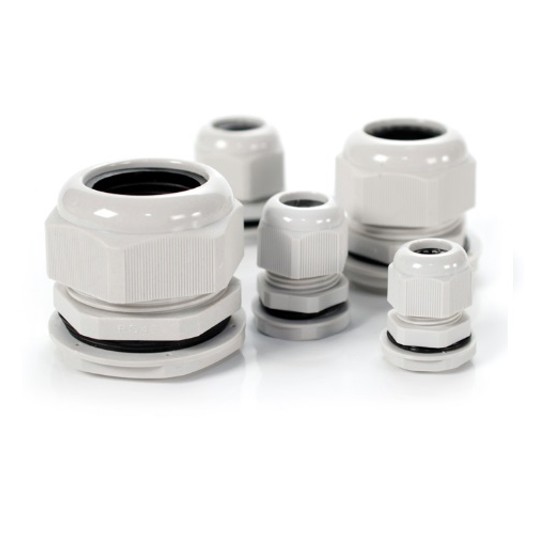 Dławik PG-9 IP66 szary 4.5-7mm TRACON -zdjęcie numer 1