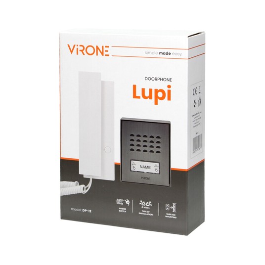 Domofon 1NR n/t DP-12 LUPI VIRONE -zdjęcie numer 2