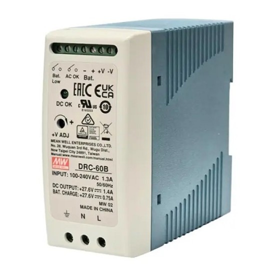 DRC-60B MEAN WELL zasilacz buforowy -zdjęcie numer 1