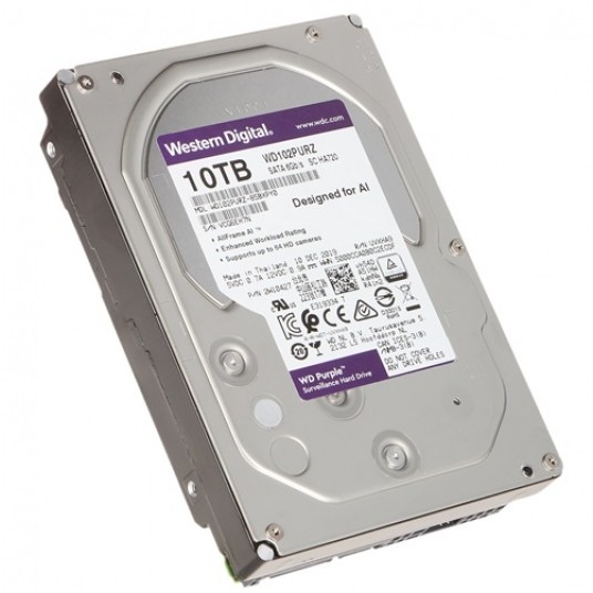 Dysk 10TB HDD 3,5” Western Digital PURPLE SATA III -zdjęcie numer 1