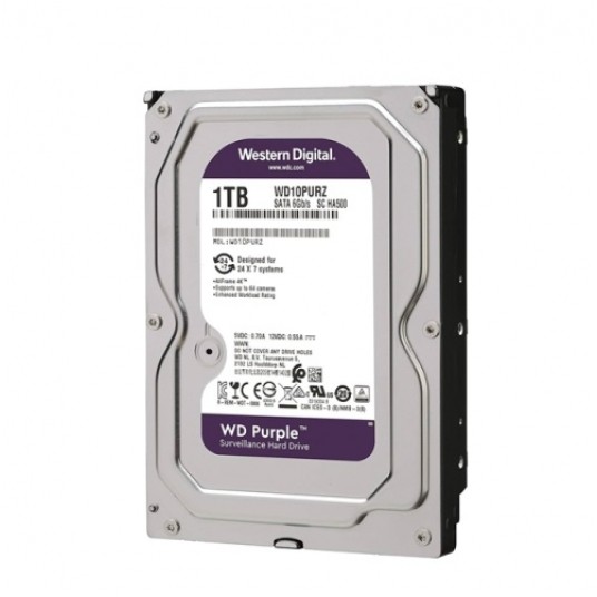 Dysk 1TB HDD 3,5” Western Digital PURPLE SATA III -zdjęcie numer 1