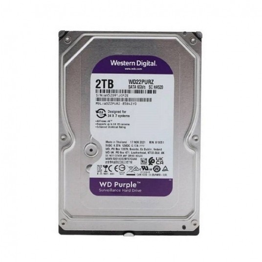 Dysk 2TB HDD 3,5” Western Digital PURPLE SATA III -zdjęcie numer 1
