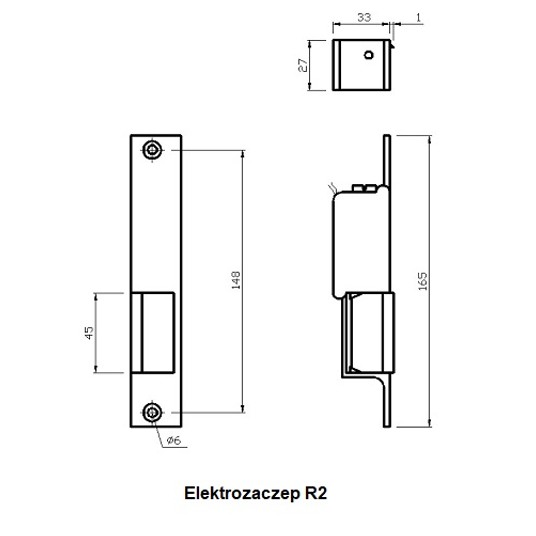Elektrozaczep R2-12.10L lewy ELEKTRA PLUS -zdjęcie numer 2