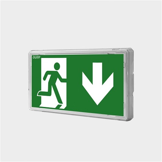 EXIT S IP65 LED 1W 1h AT SE (opt. road) AWEX -zdjęcie numer 1