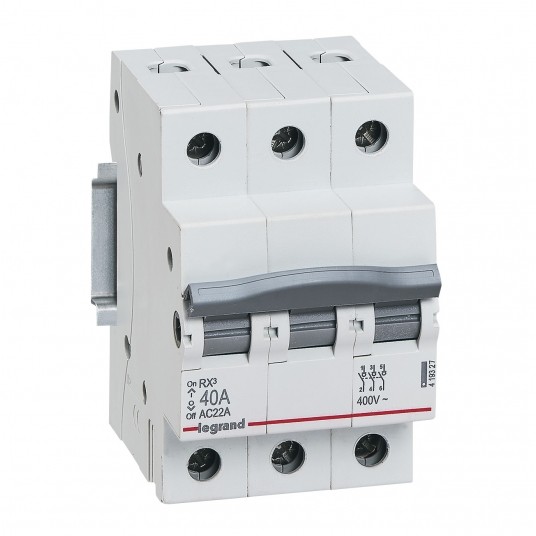 FR 303 40A 3P rozłącznik LEGRAND RX3 40A 419327 -zdjęcie numer 1