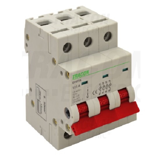 FR 303 63A rozłącznik 3P TIK3-63 TRACON -zdjęcie numer 1