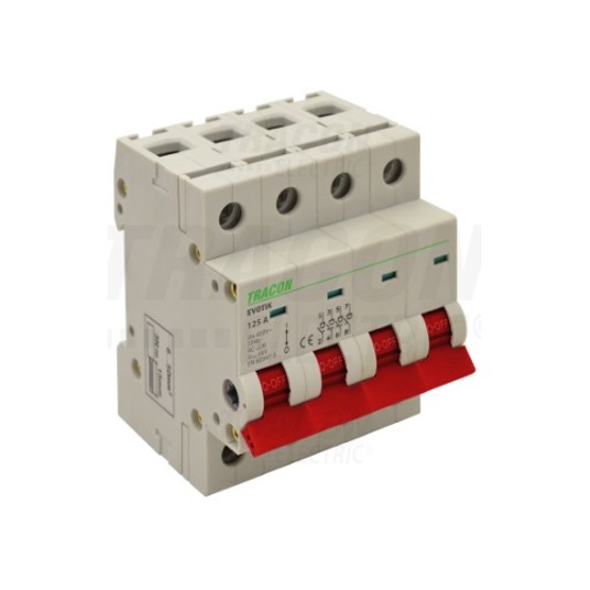 FR 304 125A rozłącznik 4P TIK4-125 TRACON -zdjęcie numer 1