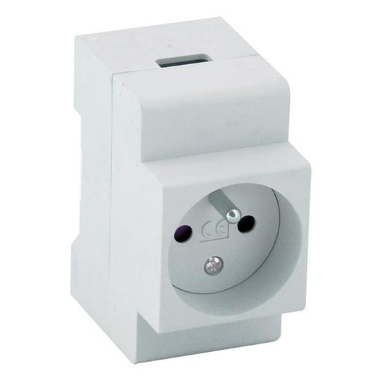 Gniazdo G380 2P+Z na szynę TH35 FS16 SCHELINGER -zdjęcie numer 1