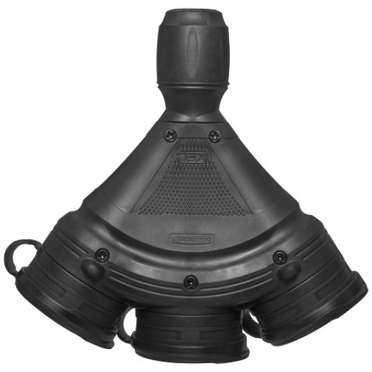 Gniazdo IP54 EXTREM potrójne czarne W-01158 -zdjęcie numer 4