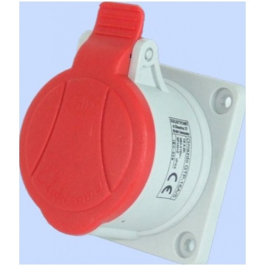 Gniazdo tablicowe 16A 5P 400V IP44 ELEKTROM 921830 -zdjęcie numer 1