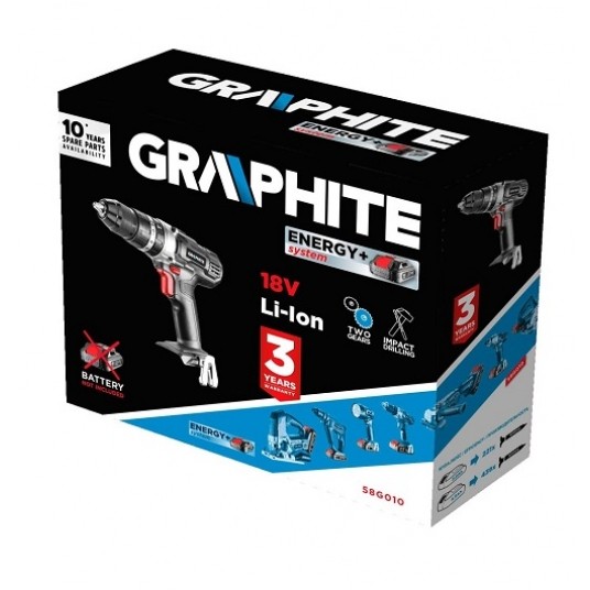 GRAPHITE WIERTARKO-WKRĘTARKA AKUM.Z UDAREM 58G010 -zdjęcie numer 5
