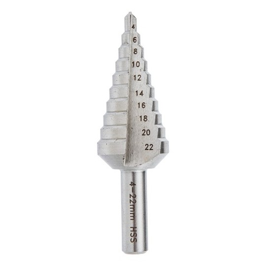 GRAPHITE Wiertło stopniowe 4-22mm 57H739 -zdjęcie numer 1