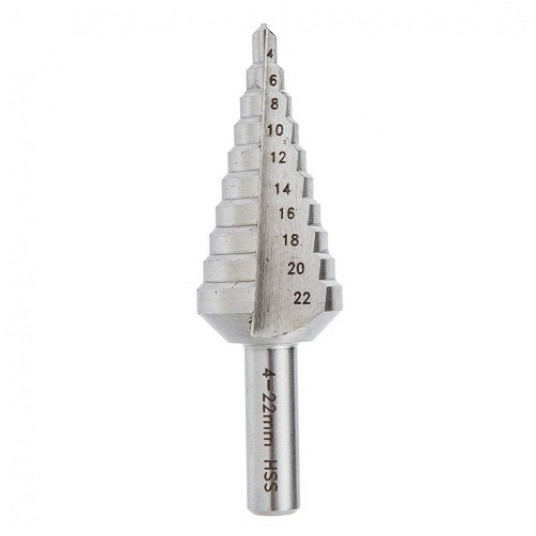GRAPHITE Wiertło stopniowe 4-22mm 57H739 -zdjęcie numer 1