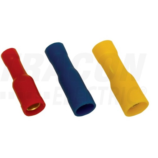 Izol.gni.wtyk. 1,5mm2 PHA4 czerw. (100szt) TRACON -zdjęcie numer 1