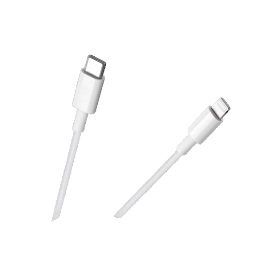 Kabel USB-C / iPhone 1m biały REBEL RB-6009-100-W -zdjęcie numer 1
