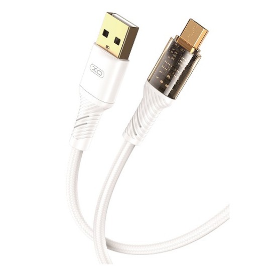 Kabel USB-microUSB 1m 2,4A biały NB229 XO -zdjęcie numer 1