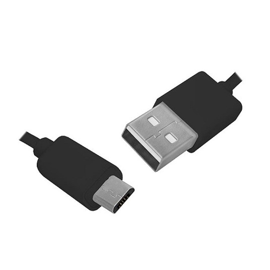 Kabel USB/microUSB 1m czarny LX8446 LTC -zdjęcie numer 1