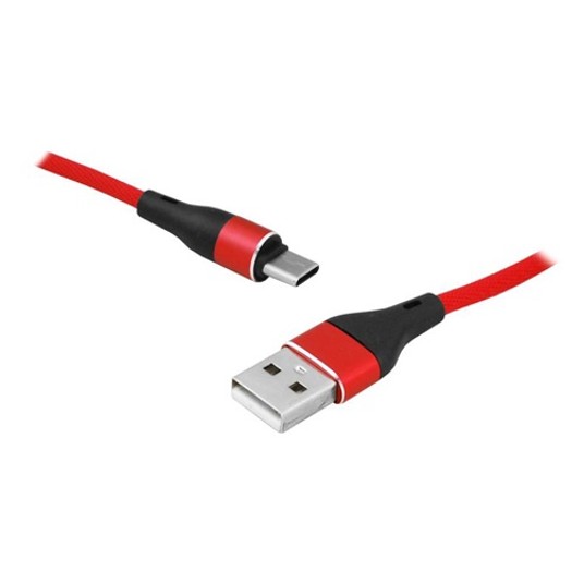 Kabel USB/microUSB 1m czerwony LX8571R LTC -zdjęcie numer 1
