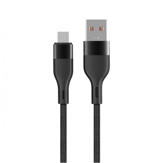 Kabel USB/USB-C 1m 3A czar.sznurk. MXUC-07 Maxlife -zdjęcie numer 1