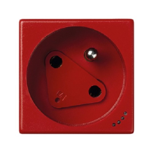KLS02/6 czerwony K45 Gniazdo DATA 16A/230V KONTAKT -zdjęcie numer 1