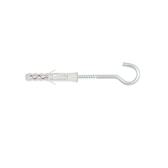 Kołek z hakiem sufit. WX-6 WM 100szt 404705 -zdjęcie numer 1