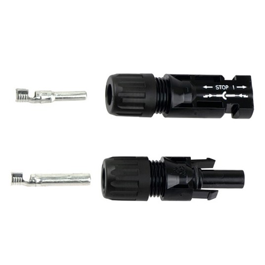 Komplet złączy MC4 szeregowych, 4-6mm2 -zdjęcie numer 1