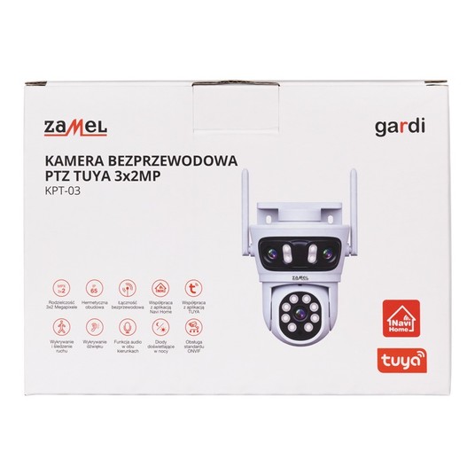 KPT-03 Kamera bezprzewodowa TUYA 3x2MP ZAMEL -zdjęcie numer 3