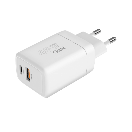 Ładowarka 230V - gn. USB +USB-C Kruger 45w KM0856 -zdjęcie numer 1