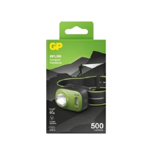 Latarka czołowa ład. GP XPLOR PHR17M 500lm -zdjęcie numer 1