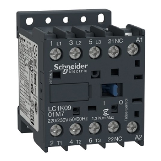 LC1K0901P7 stycznik 230V AC3 9A 1NZ SCHNEIDER -zdjęcie numer 1