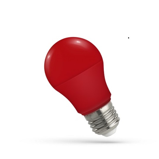LED E27 4.9W RED GLS 230V czerwona SPECTRUM 598676 -zdjęcie numer 1