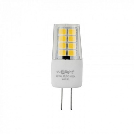 LED G4 sztyft 3W 12V 300lm NW ECOlight EC20761 -zdjęcie numer 1