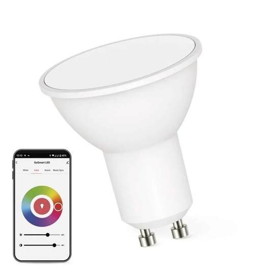 LED GU10 230V 4,8W RGB Wi-Fi GoSmart EMOS ZQW832R -zdjęcie numer 1