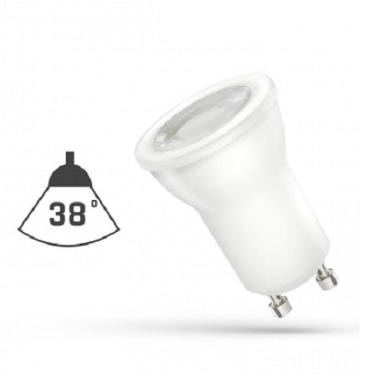LED GU10 MR11 230V 4W 270lm WW SPECTRUM 139243 -zdjęcie numer 1